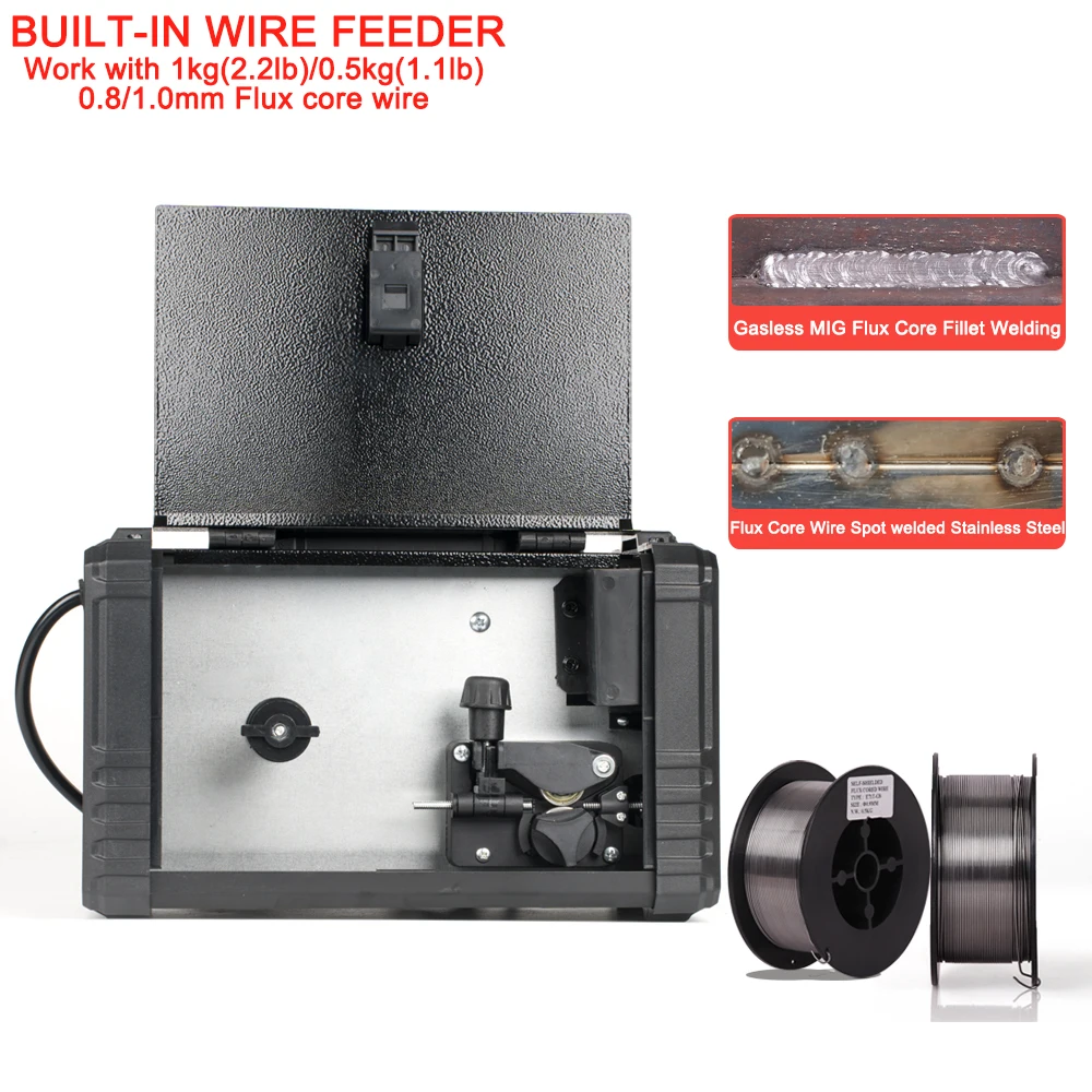 High Quality Low Price 220V 120A Inverter MMA Zx7 Electrode Stick No Gas Gasless CO2 MIG Welder Flux Core Welding Machine 5