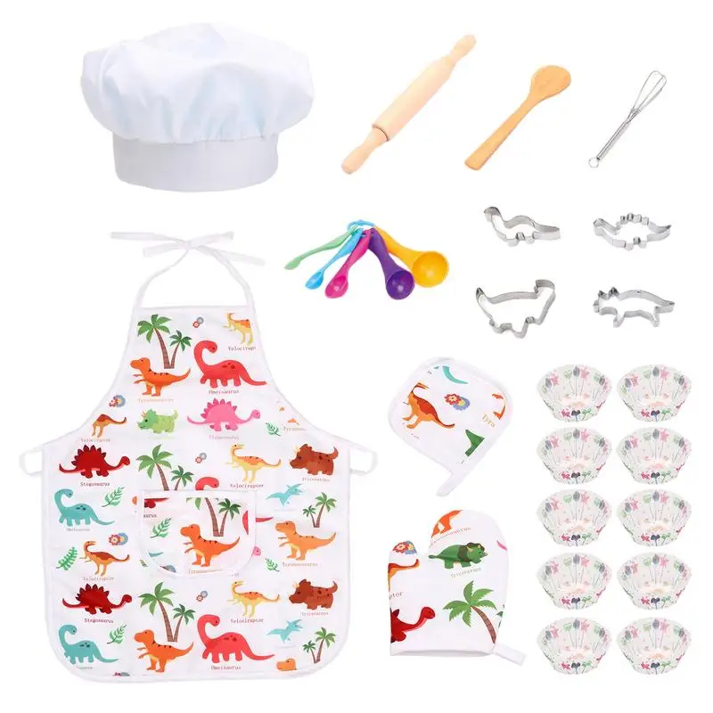 

Kitchen Role Play Toys Pastel Role Play Toys Complete Cooking Supplies For The Junior Chef Kids Baking Set For Girls & Boys Real