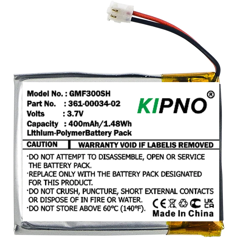 High-Capacity Rechargeable 400mAh Smartwatch Battery for Enhanced Performance