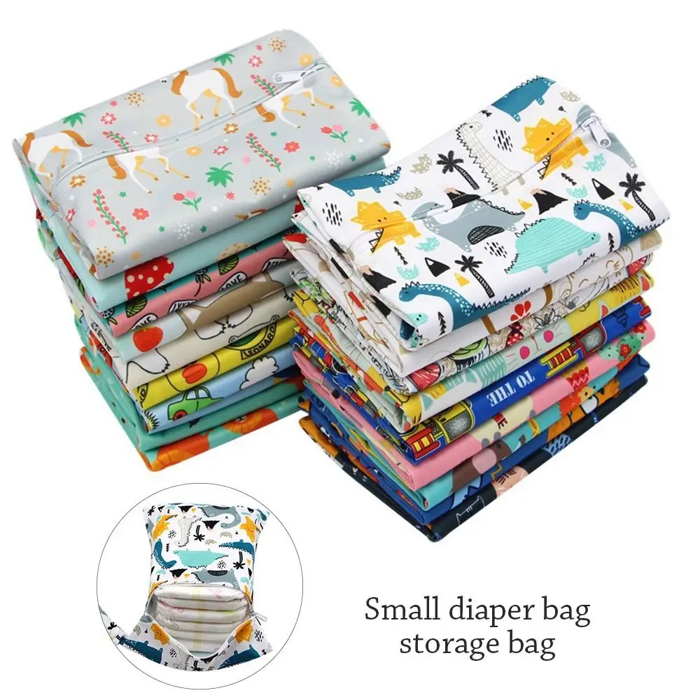 

20*25cm Breathable Wet Bag Universal Travel Various Print Carry Pack Outdoor Waterproof Baby Diaper Bag Mommy