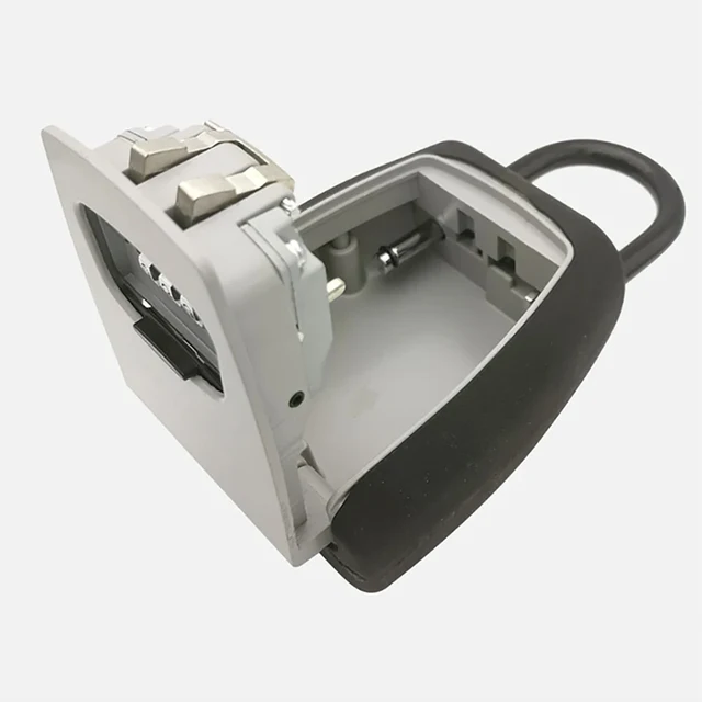 Key Storage Lock Box Safe Box Keys Storage Box Padlock Use Password Lock Alloy Material Keys Hook Security Organizer Boxes 4