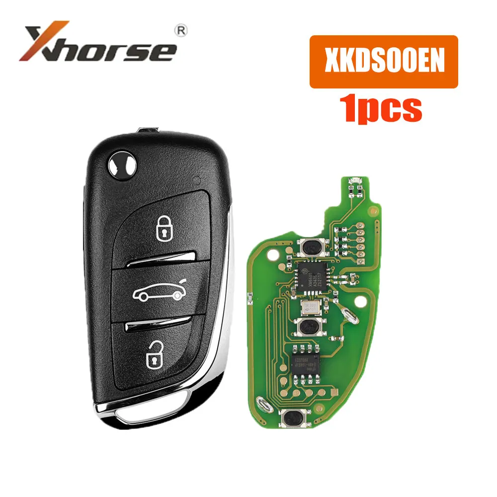 

1 шт. Xhorse Автомобильный Дистанционный ключ XKDS00EN VVDI2 X002 Автомобильный ключ для Volkswagen DS дистанционный ключ 3 кнопки для VVDI2/VDI мини ключ инструмент/Макс.