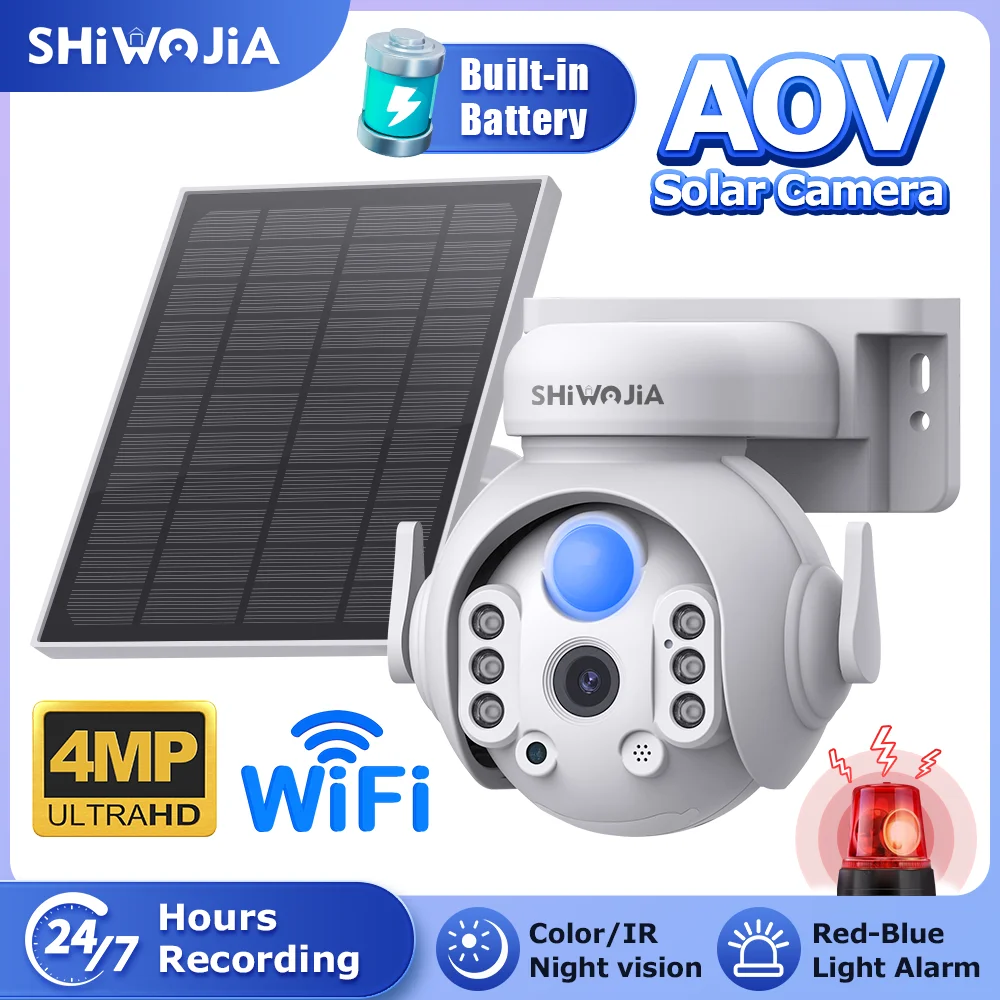ESCANU 2K PTZ Solar WiFi Security Camera User Manual