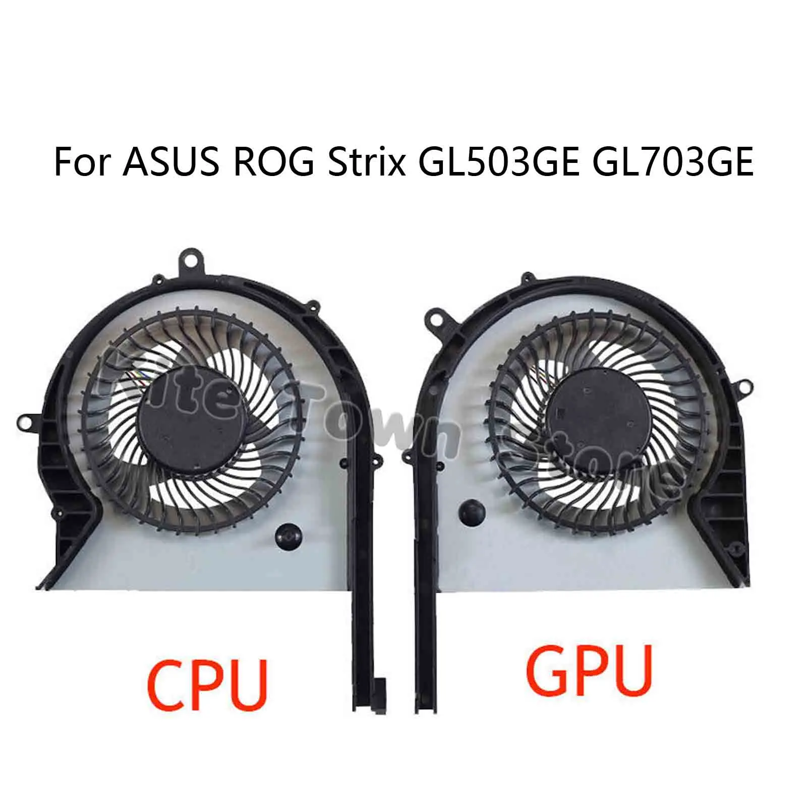 Ventilador de Refrigeração para Asus Rog Strix Gl503ge Gl703ge Px503ge Dfs593512mn0t Dfs2013121a0t Cpu e Gpu Novo - Imagem 3