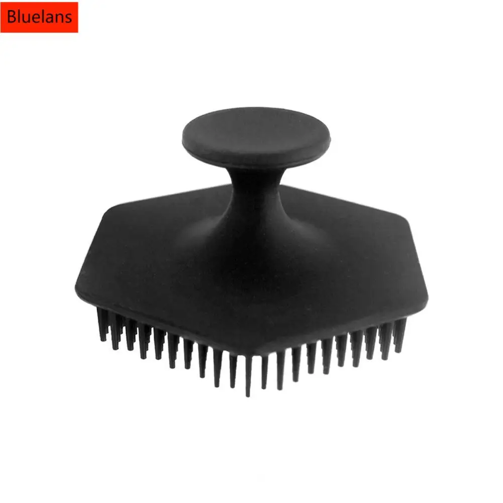 

Shampoo Brush Portable Comfortable Grip Silicone Women Men Mini Facial Cleaning Scrubbing Brush Bathroom Gadget for Beauty