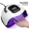 UV LED Nail Drying Lamp Professional UV Nail Art Dryer Light for Gel Nails 72 Beads