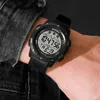 SYNOKE Men Digital Watch Sports Watches Timing Function Alarm Clock Waterproof 50M Digital Watch Military Clock Large Screen 3