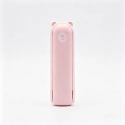 Compact & Portable USB Rechargeable Mini Fan - Foldable Handheld Personal Cooler for Travel & Outdoor Summer Comfort (Pink)