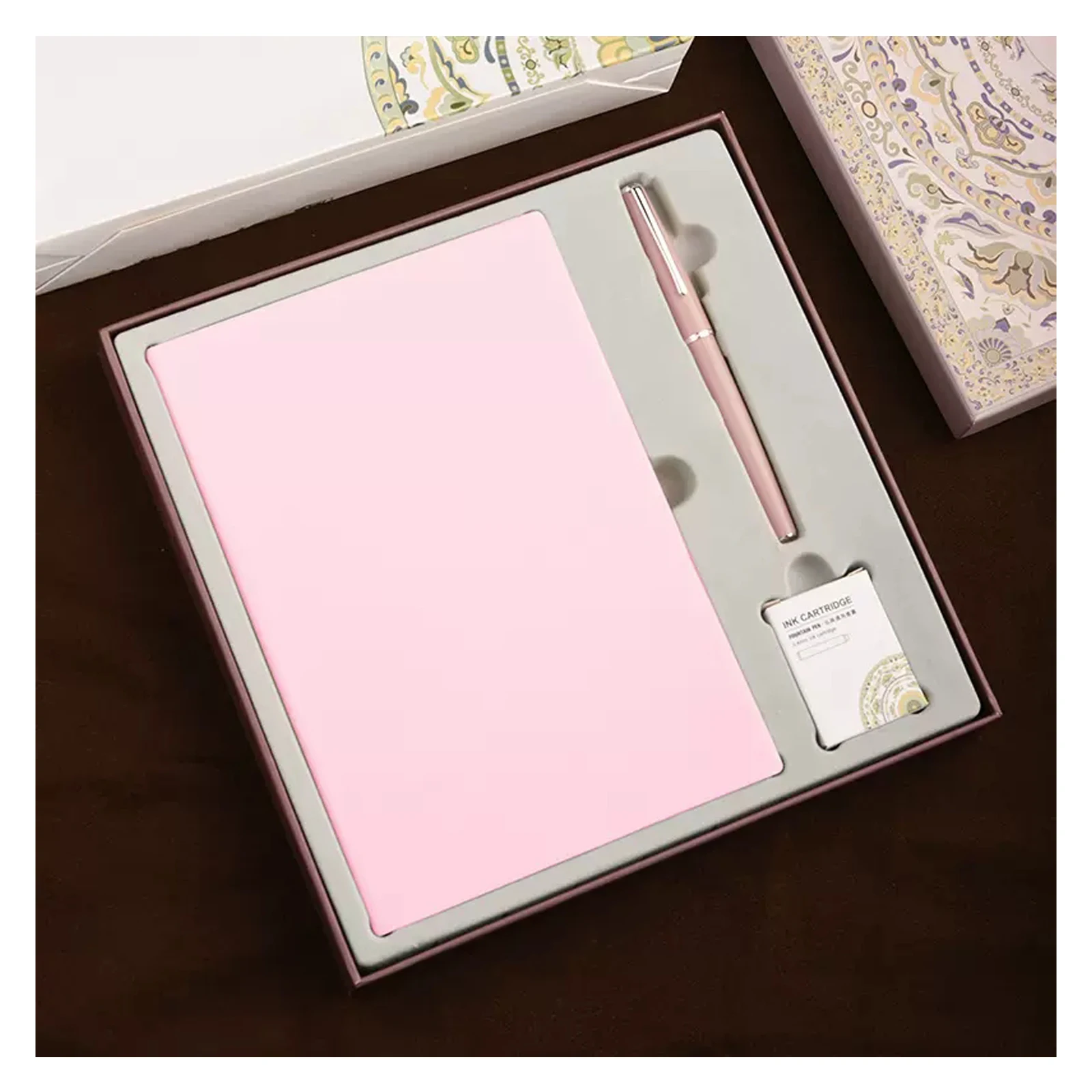 

Hongdian 920S fountain Pens & Notebook & Ink sac gift Set Exquisite Business Students Calligraphy Office supply Literature gifts