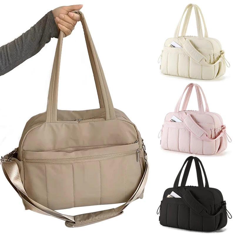 Waterproof Diaper Bag Mommy Handbag Travel Gym Tote Maternity Cabin Bag Lightweight Portable Bag for Baby Stroller Outdoor Daily - 6