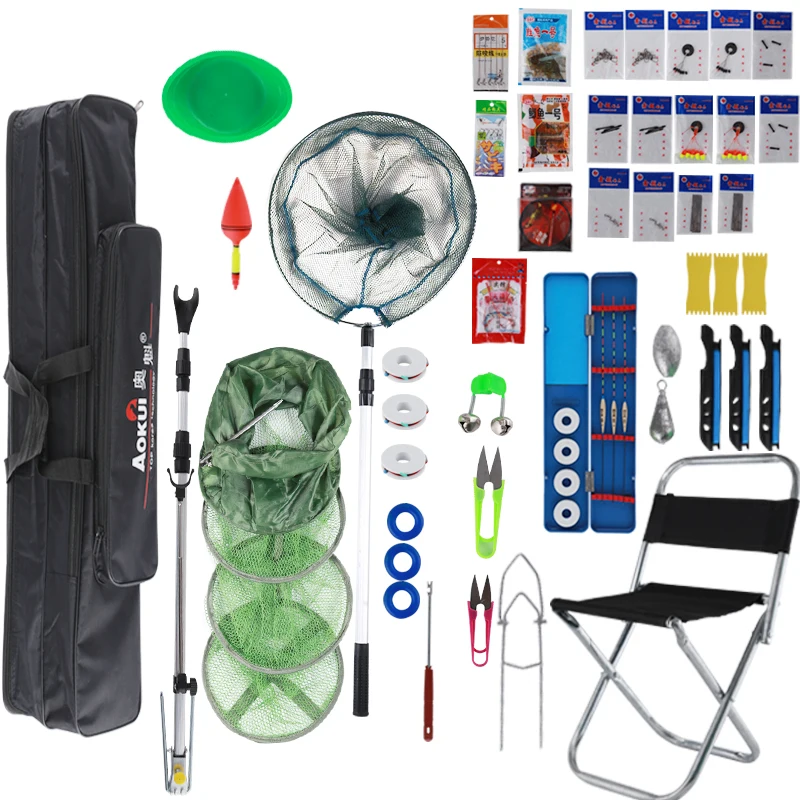 Fly Fishing Rod Full Set Baitcaster Combo Casting Ultralight Telescopic