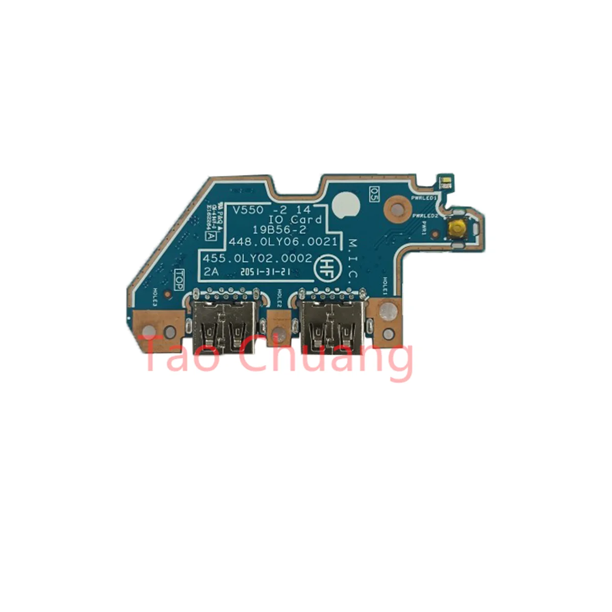 

FOR Lenovo Thinkbook 14S G2 USB Board Power Switch Button Board 448.0LY06.0021 455.0LY02.0002