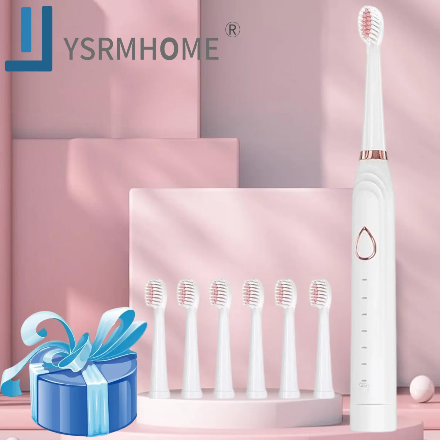 

Sonic Electric Toothbrush for Adults Children,Oral Care Clean Replacement Smart Teeth Brushes Ultrasonic Dental Whitening