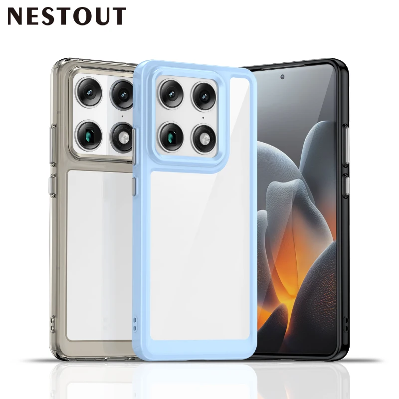 Transparent Colorful TPU Protective Case