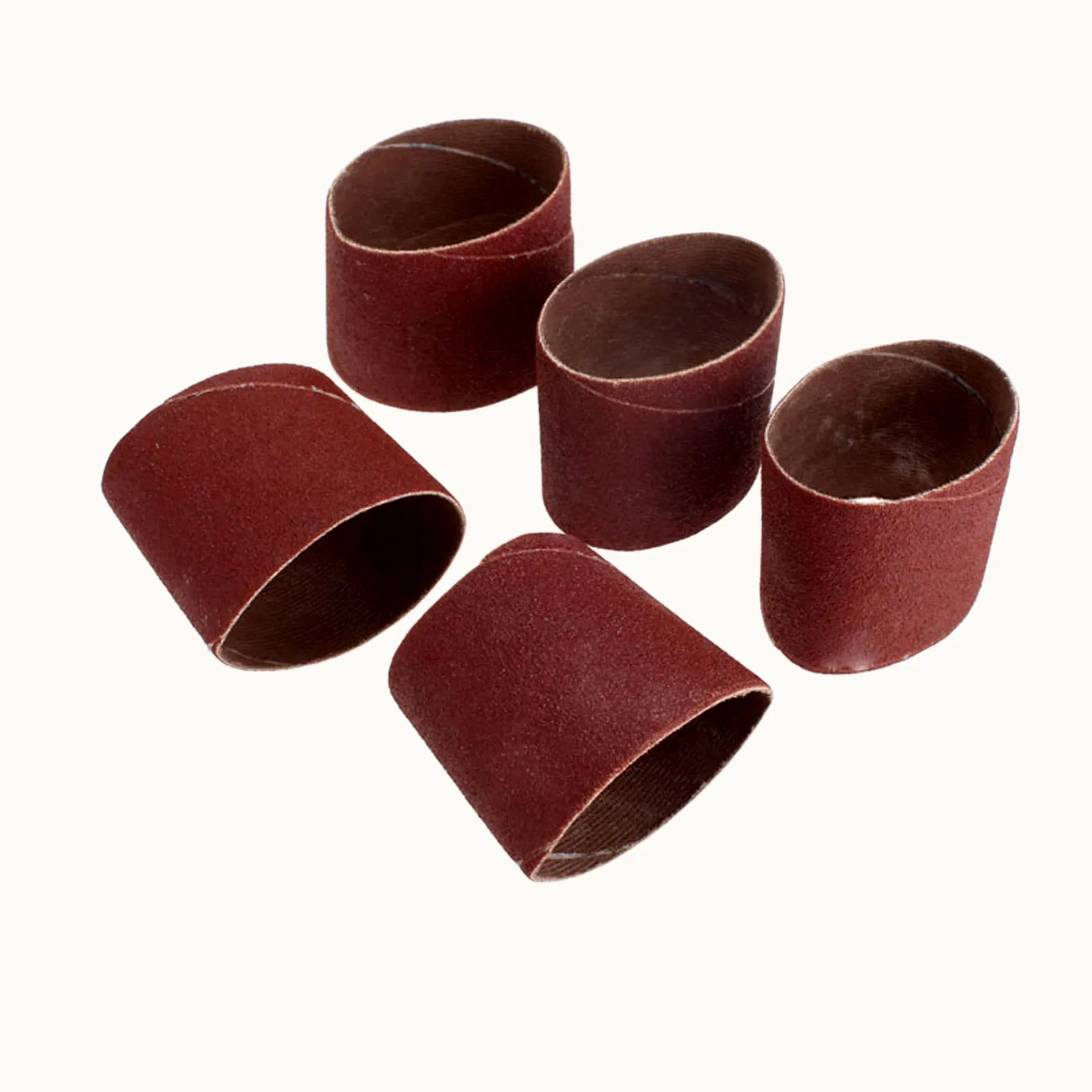 5Pcs Dremel Accessories Sanding Band 80 Grit 38mm Drum Sanding for Dremel Nail Drill Bits File Machine Rotary Tool Abrasive Tool