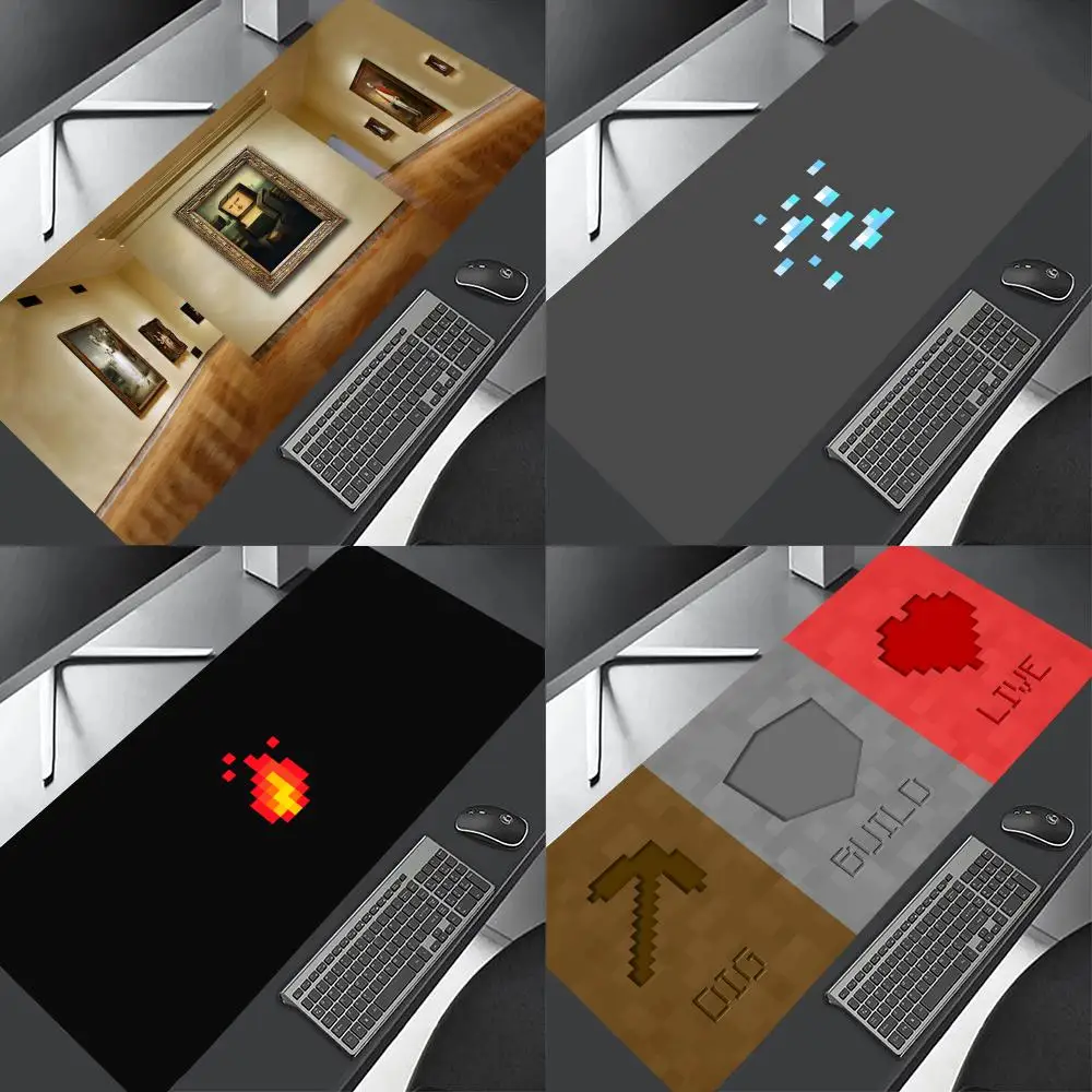 Game M-My Pixel Worlds  Mouse Pad Professional E-Sports Mouse Pad Fine Surface Gaming Rubber Mouse Pad Smooth Desk Pad