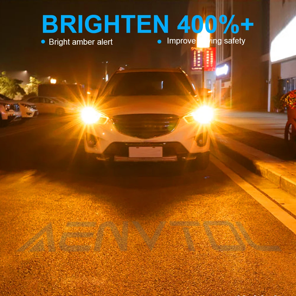 AENVTOL LED    , ְ , 극ũ ̵,  õ, 2x Canbus T25 3156 3157 P27W P27/5W