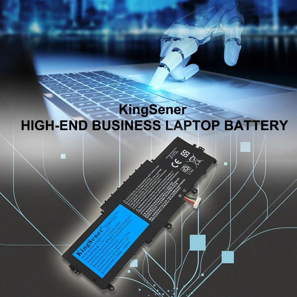 Bateria de Laptop para Asus Bx433fn Ux433fn2s Zenbook 14 Ux433f Ux433fa-a5046r 0b20003080000 4335mah Kingsener-c31n1811 - Imagem 5