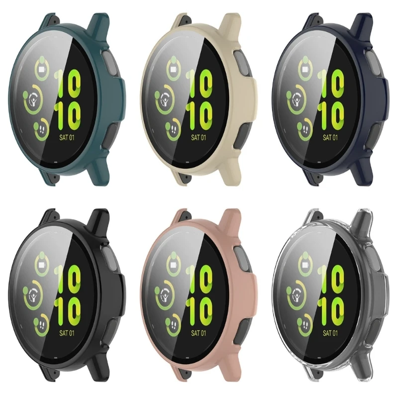 Vivoactive 5 Active 5 스크래치 방지 충격 방지 프레임 용 화면 보호기 케이스 커버 Smartwatch Onepiece 범퍼 쉘
