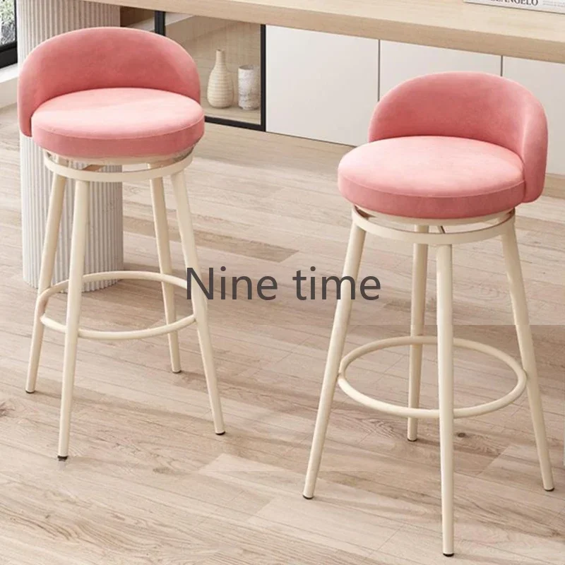 Step Stool Bar Stools For Kitchen Luxury Chairs Counter Manicure Chair Make Up Modern Design High Breakfast Furniture Cafeteria