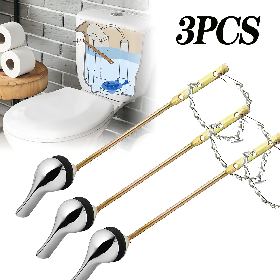 Bathroom Accessories Toilet Tank Flush Lever Replacement Universal Front Mount Handle