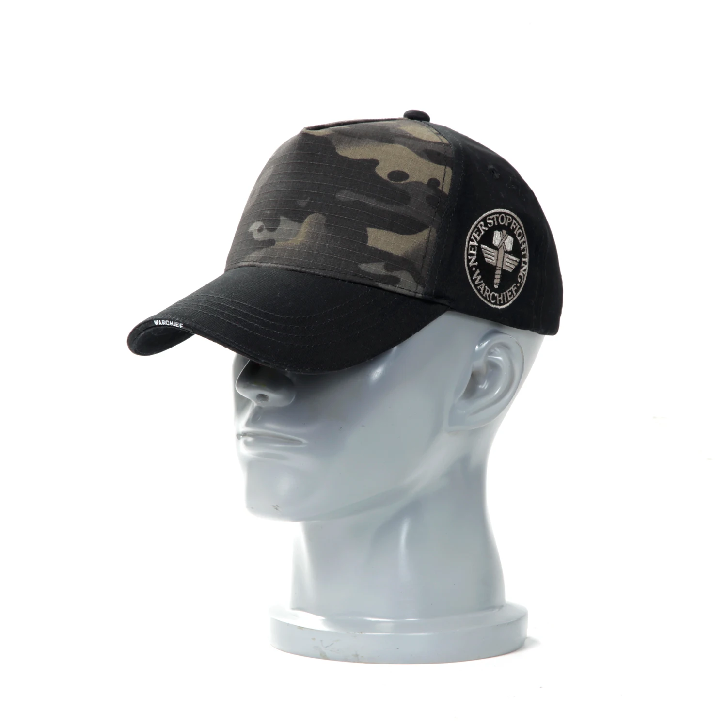 Tactical Camouflage Hat Adjustable Outdoor Sports Sunscreen Cap Unisex Breathable for Hunting Fishing