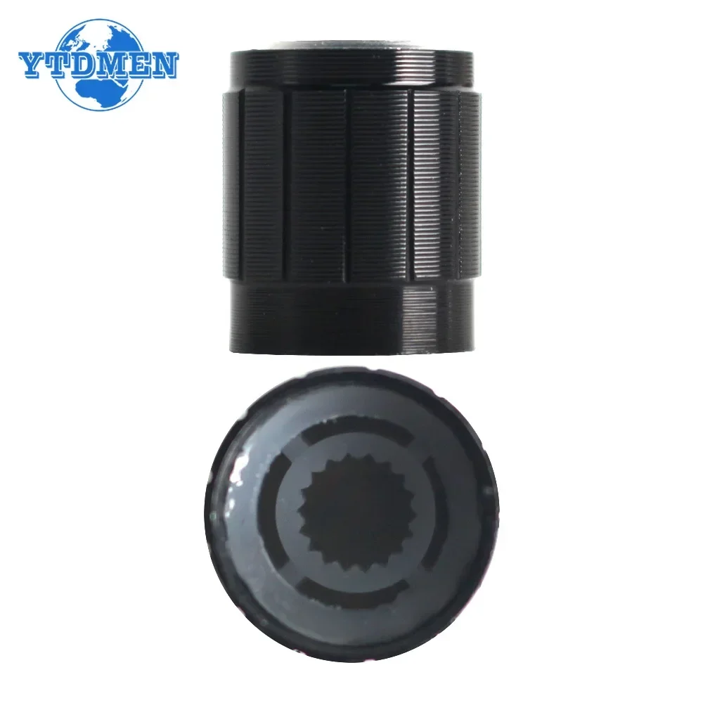 5Set WH148 15mm 3pin Linear Potentiometer 1K 2K 5K 10K 20K 50K 100K 250K 1M with Black Aluminum Alloy Knob Cap Potentiometer Kit
