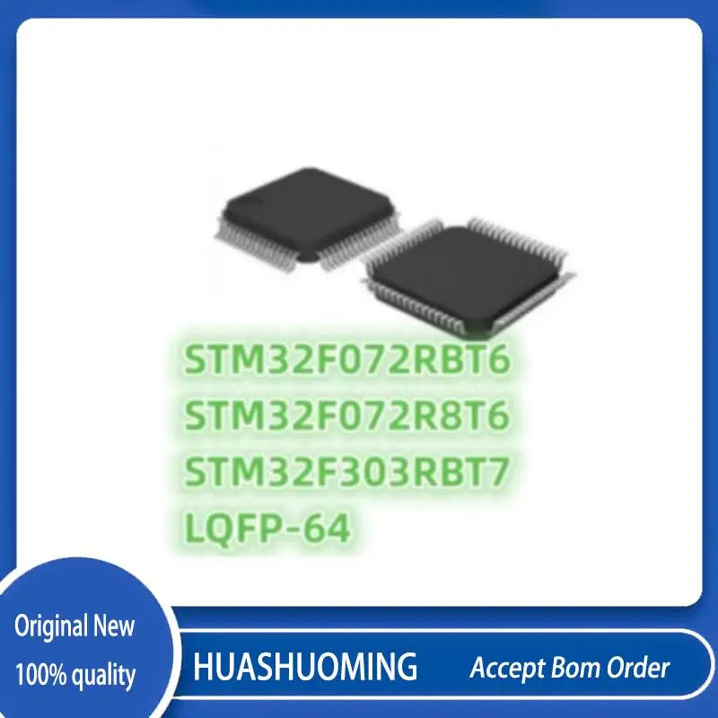 

NEW 2Pcs/LoT STM32F072RBT6 STM32F072R8T6 STM32F303RBT7 LQFP-64