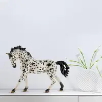 Inch Denmarks Knabstrupperly Mares Toy Figures Farm Life Horse Type Optionally Horse Model Hand Painted Action Figures Toys 2