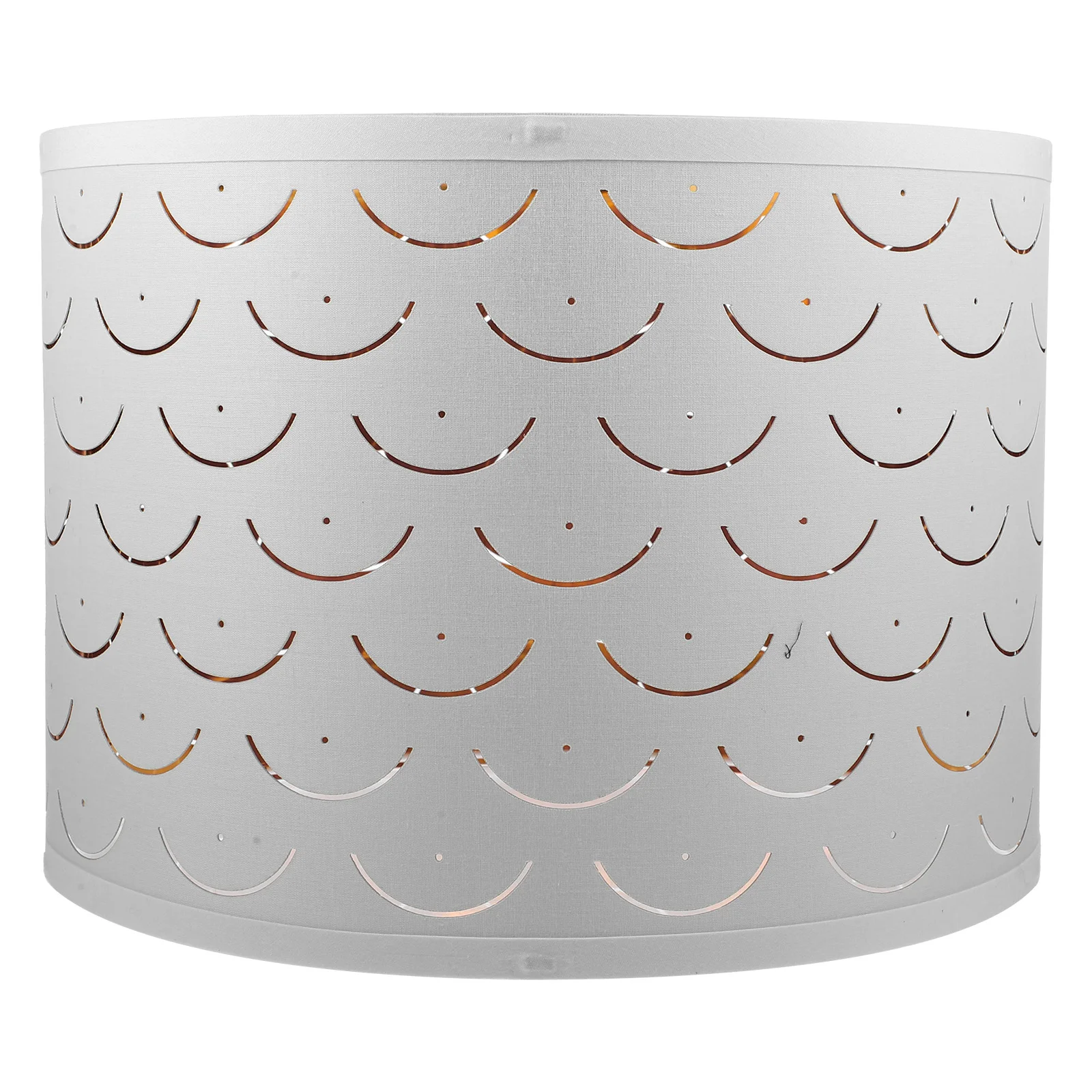 

Medium Lampshade Fabric Cloth Lampshade Hollow Drum Lamp Cover Table Lamp Floor Lamp Household Lampshade Replacement 12.9X9.4