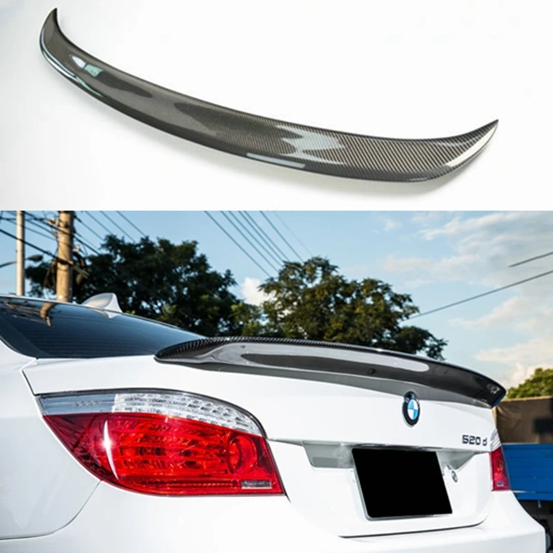 

AC style Carbon Fiber Rear Spoiler Trunk Wing for BMW 5 Series E60 2004-2009 4-door Saloon 525i 528i 530i 535i Tail Boot Lip