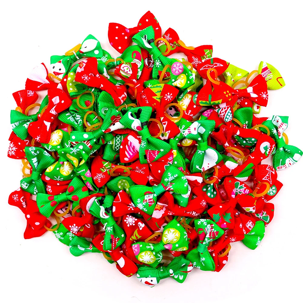 Title 14, 10/20/30 Pcs Dog Hair Bows Dog Topknot Multicol...