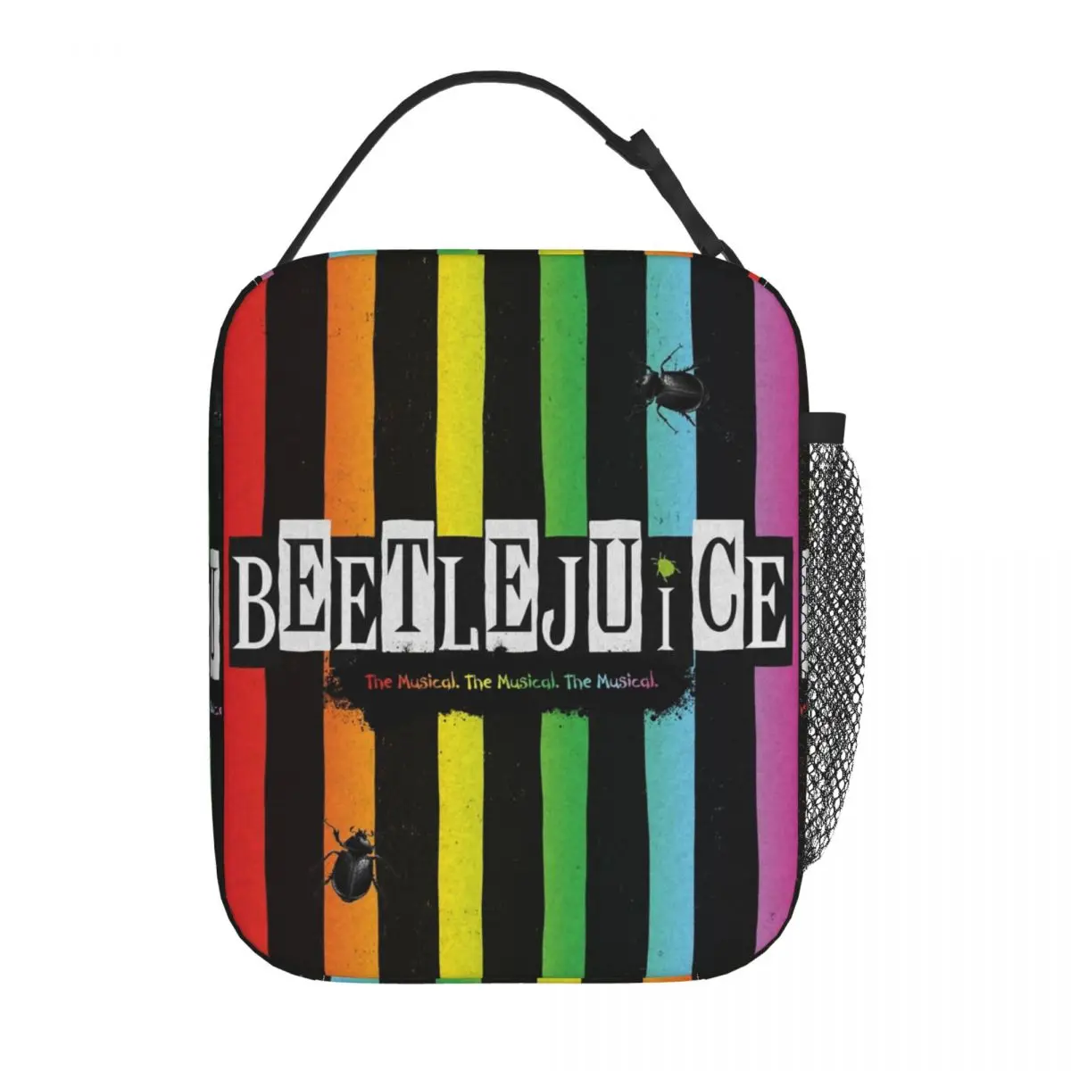 

Tim Burton Horror Movie Beetlejuice Thermal Insulated Lunch Bags Portable Food Container Bags Thermal Cooler Lunch Boxes
