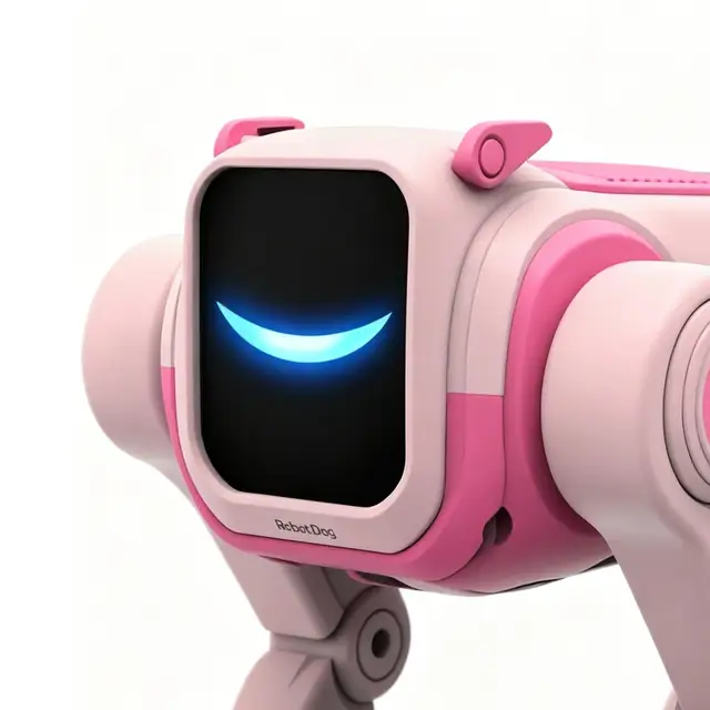 AI Dog Robot USB Rechargeable Voice Activated Smart Puppy Robot For Kids Aged 6 Learning Education Entertainment Education 1