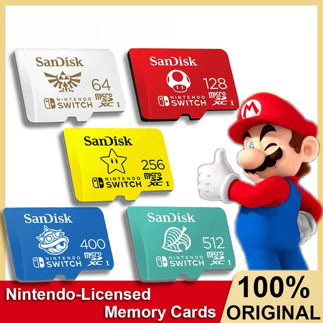 SANDISK NINTENDO SWITCH micro SD SDHC TF CARD 512GB 256GB 128GB