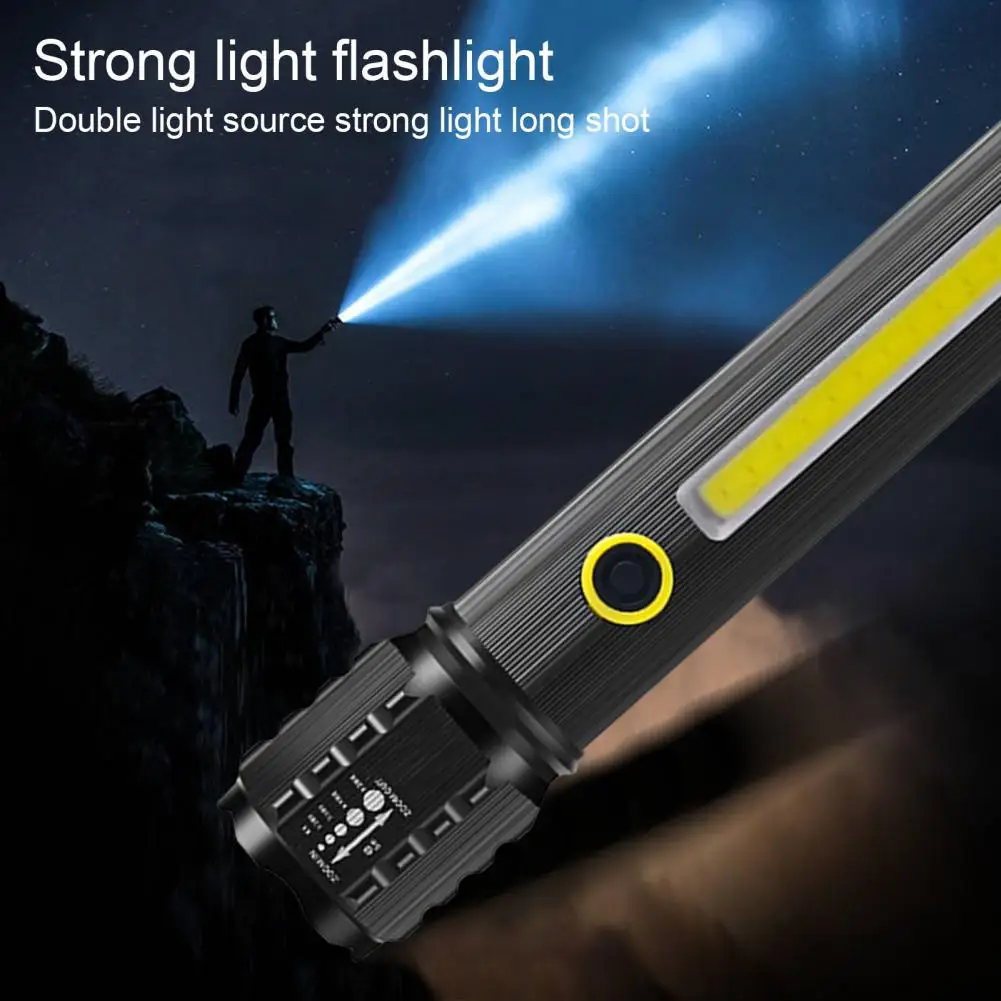 

High-performance Flashlight Compact Size High Lumens Rechargeable Flashlight with Long Irradiation Distance for Outdoor