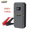 High Power 5000A Starting Device 12V Car Jump Starter Petrol Diesel Car Charger Starter Cables For Car Battery Booster Buster