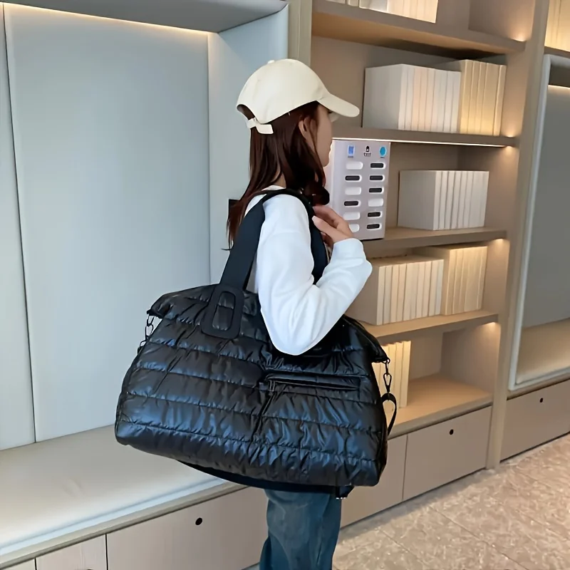 Large Capacity Women's Travel Bag Waterproof Nylon Fashion Shoulder Bag For Women Dry-wet Separation Fitness Bag Yoga