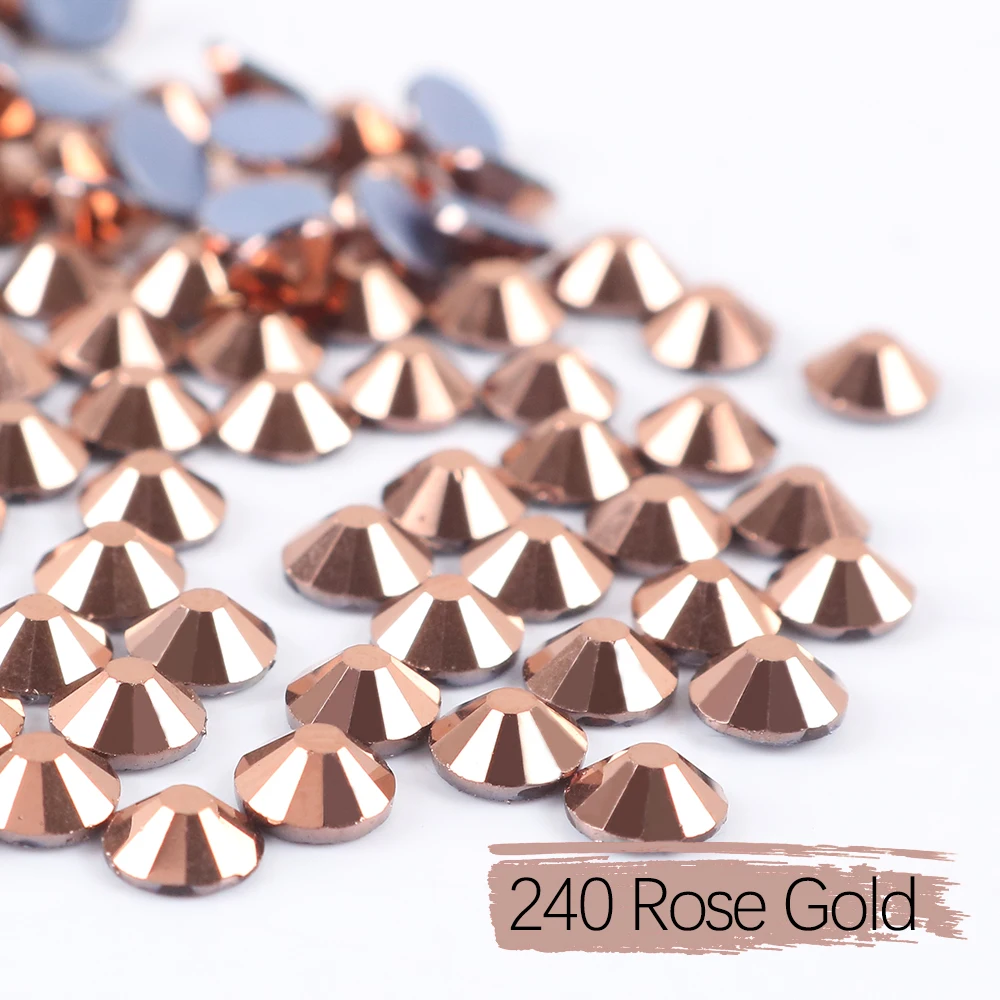Sparkling Crystal Glass Rhinestones for Clothing and Garment Decoration