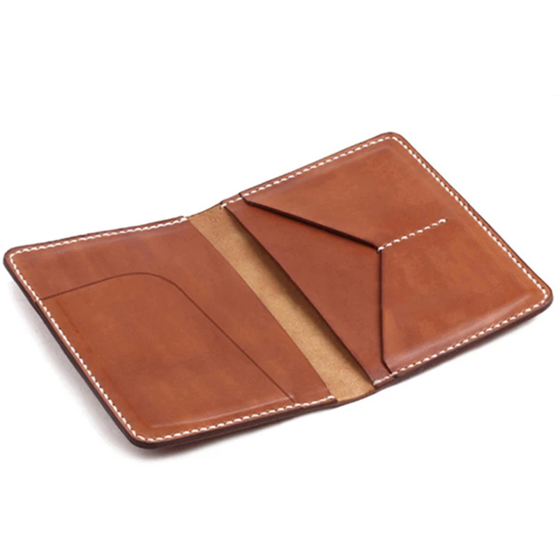 1Set Sewing Kraft Paper For DIY Leather Passport Holder Card Storage Bag Handmade Pattern 10x15cm