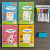 New Lettering Calligraphy Set Montessori Magical Tracing Workbook Erasable Magic Book for Children Reusable Notebook Writing 1