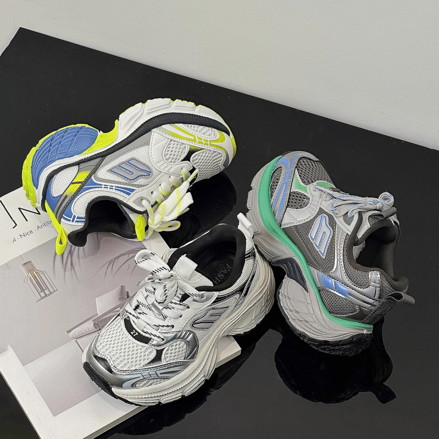 Spring Children's Sports Shoes Boys' Super Soft Comfortable Outdoor School Girls Lightweight Running Shoes 26-37 Size