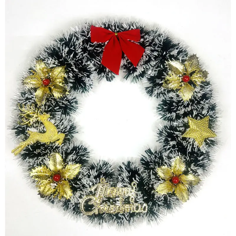Christmas wreath holiday simulation Christmas arrangement wreath decoration men'gua