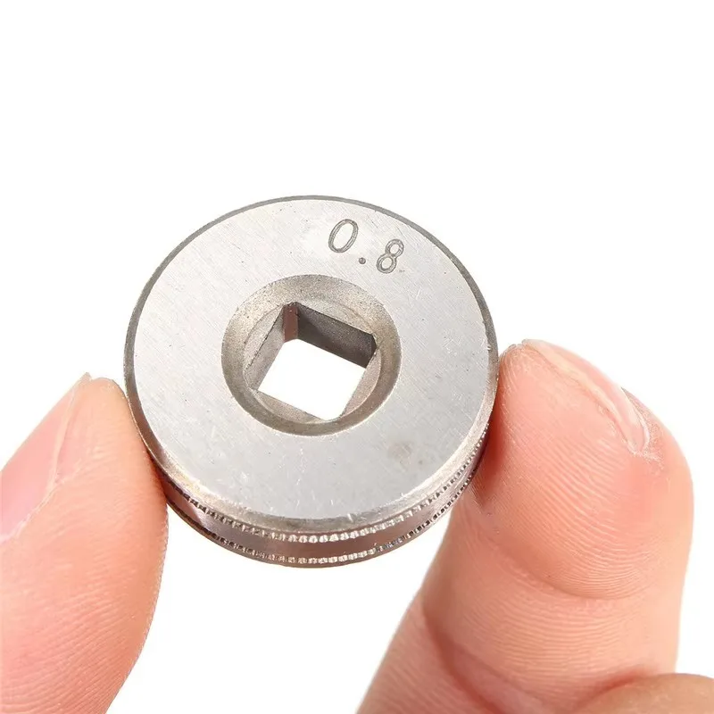 4pcs Durable Mig Welder Roller Iron Steel Wire Feed Drive Roller Roll Parts 023&ampquot-.030&ampquot 25mm Diameter