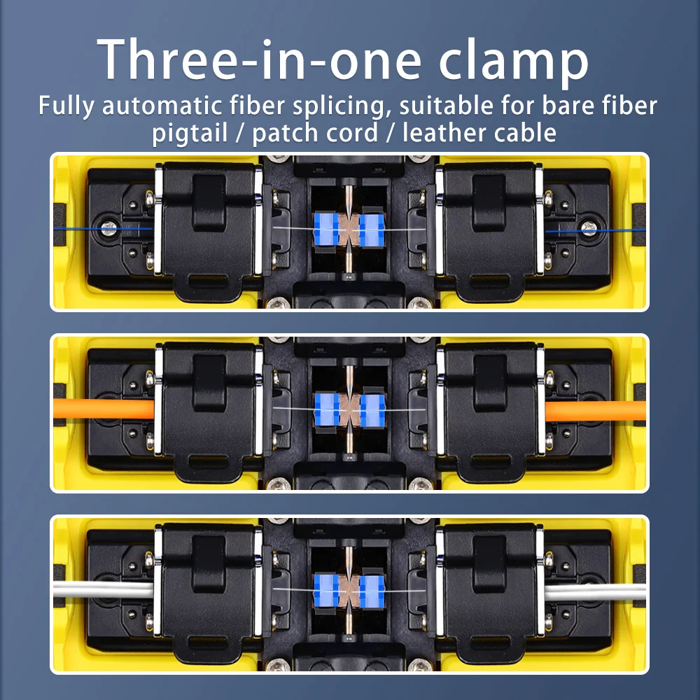 New A-87S High Quality Fully Automatic Mini Optic Fiber Fusion Splicer Splicing Machin Fiber Optic Tool Set FTTH