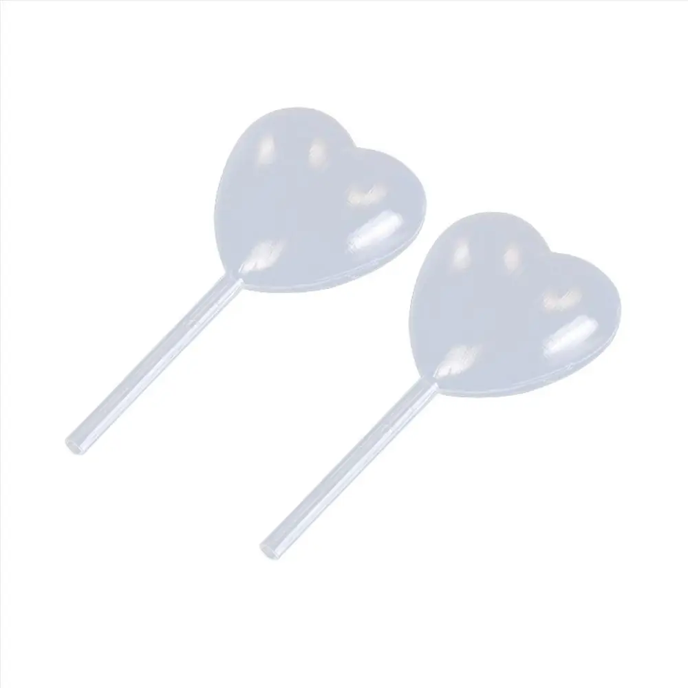 50pcs/Lot 4ml Heart Shape Liquid Droppe Pasteur Pipette For Cupcake Chocolate Birthday Party And Holiday Decoration