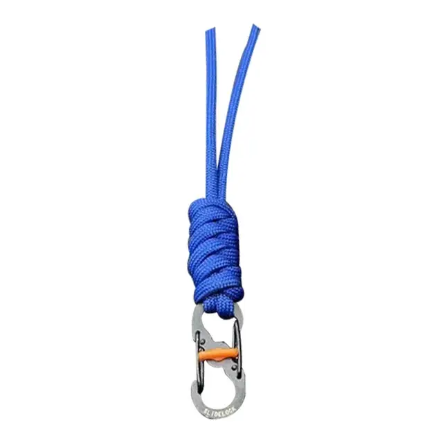 New 10 Styles High Strength Emergency Survival Backpack Paracord Keychain Key Ring Parachute Cord Lanyard 8-Word Buckle 4