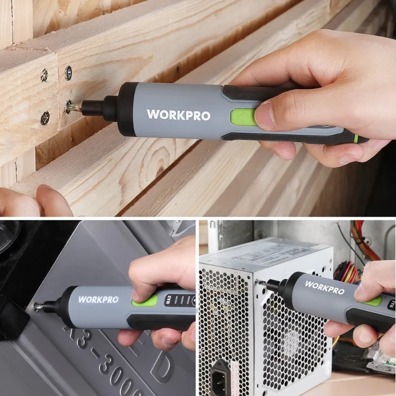 Youpin WORKPRO 무선 전기 드라이버 키트, USB 충전식 리튬 이온 배터리, LED 조명, 가정용 유지 보수 수리, 3.6V