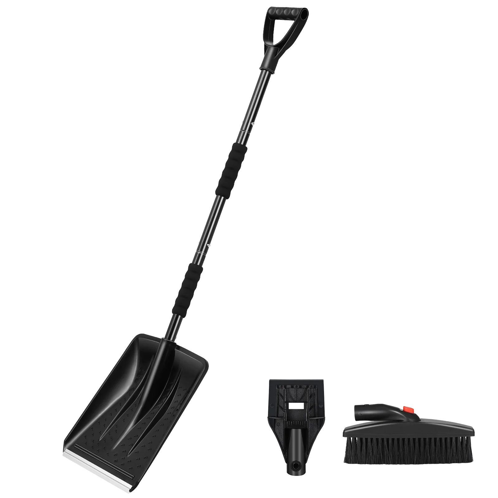 

Clispeed 3 in 1 Snow Detachable Snow Remover Comfortable Anti-Freeze Snow Scraper with Snow Brush Ice Scraper for Yard