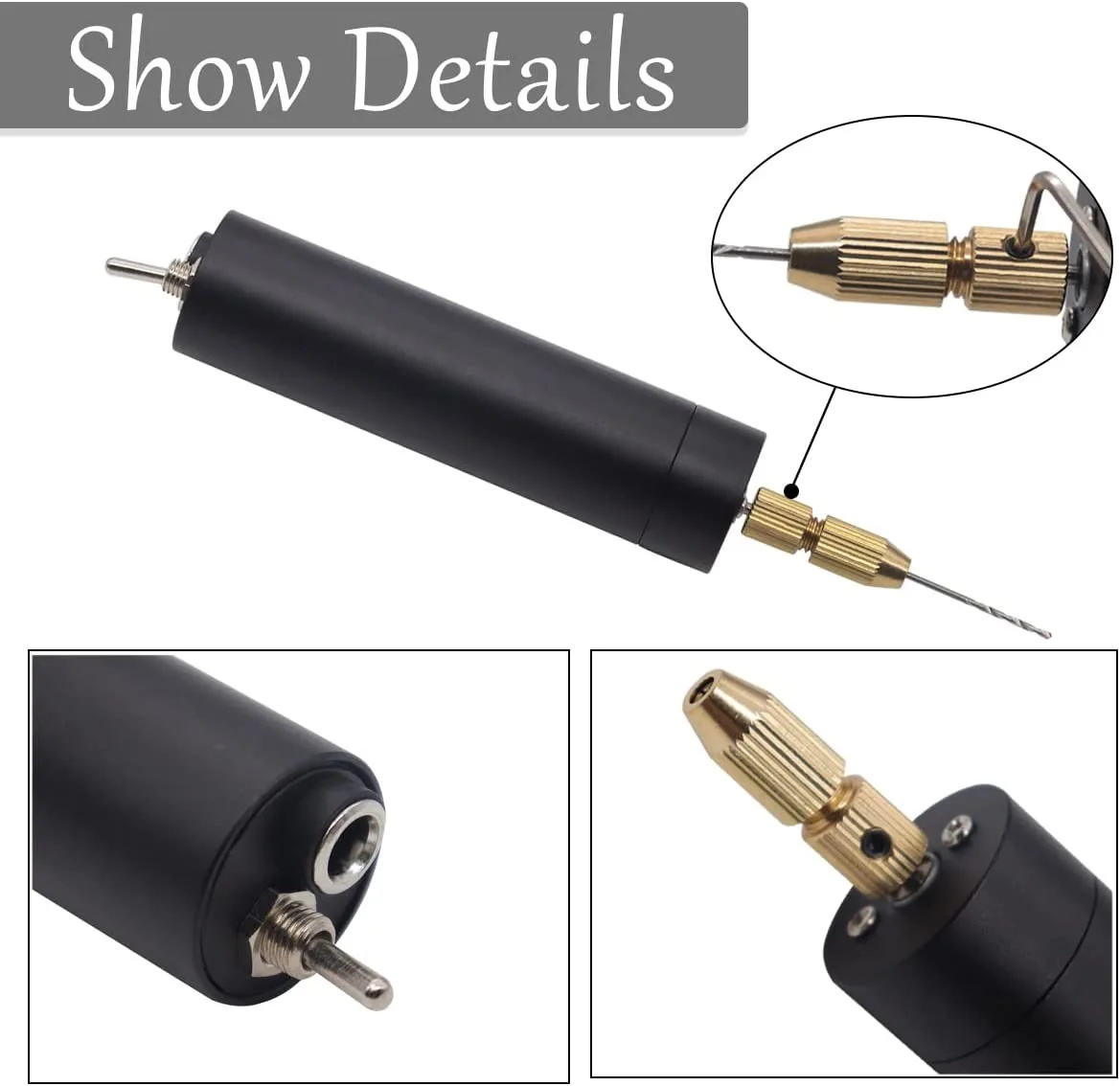 DIY Jewelry Tools Mini Electric Drills Portable Handheld Micro USB Drill  with 3pc Bits DC 5V for Jewelry Making DIY Wood Craft - AliExpress